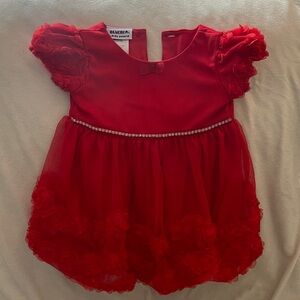 Blueberi Boulevard Red Formal Kids Dress